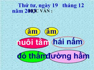 Bài giảng Tiếng Việt Bài 62 : ôm, ơm