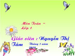 Bài giảng Toán- Phép cộng dạng 14 + 3