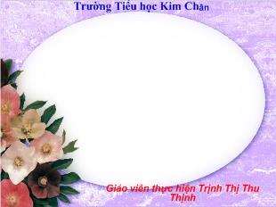 Bài giảng toán tuần 15: Tỉ số phần trăm