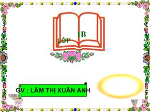 Tiếng Việt lớp 1 - Chính tả