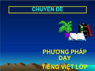 Vận dụng quan điểm tích hợp trong phương pháp dạy tiếng việt lớp 5