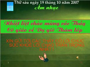 Bài giảng • Âm nhạc Học hát: Bài Con chim hay hót