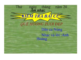 Bài giảng Âm nhạc: mời bạn vui múa ca