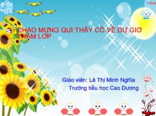 Bài giảng Âm nhạc Ôn bài bài: Quả