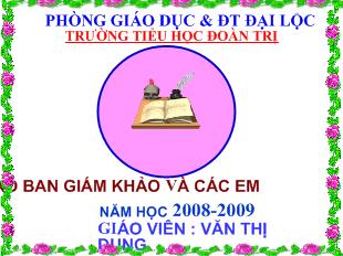 Bài giảng Đạo đức - Bảo vệ hoa và cây nơi công cộng (tiết 2)