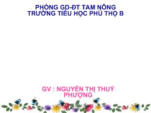 Bài giảng Đạo đức lớp 1 - Bài 8