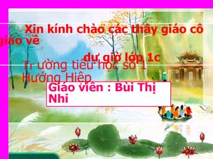 Bài giảng Đạo đức lớp 1 - Lễ phép với anh chị nhường nhịn em nhỏ