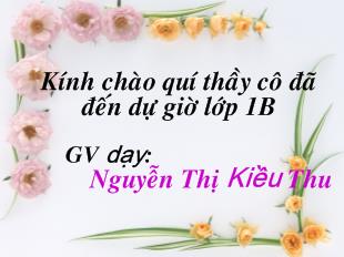 Bài giảng Học vần ang , anh