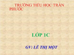 Bài giảng Học vần: Bài 52: ong ông