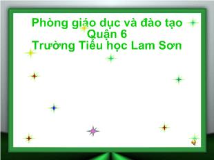 Bài giảng Tập đọc 1: Chuyện ở lớp