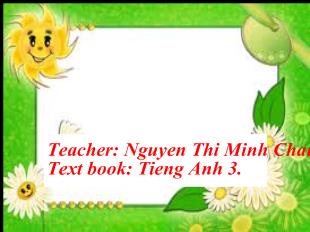 Bài giảng Tiếng Anh Unit 17: Outdoor Activities. Lesson 1: A1+2+3+4