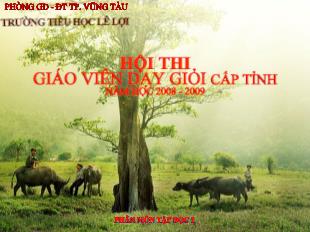 Bài giảng Tiếng Việt lớp 1 - Bài 5: Cái Bống (tiết 1)