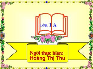 Bài giảng Tiếng Việt lớp 1 - Đọc bài: Trường em