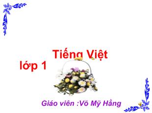 Bài giảng Tiếng Việt: uôm - Ươm