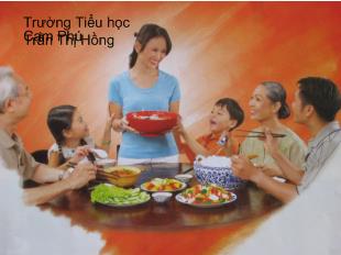 Bài giảng Tự nhiên-Xã hội: ăn uống hằng ngày