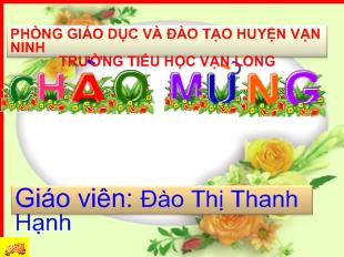 Đạo đức: Bài 9: Lễ phép, vâng lời thầy giáo,cô giáo (Tiết 1)