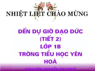 Đạo đức Gia đình em (tiết 2)