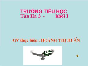 Đạo đức lớp 1 - Lễ phép với anh chị nhường nhịn em nhỏ (tiết 1)