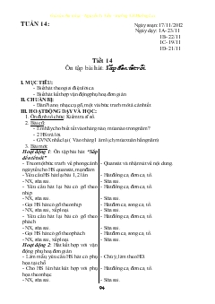 Giáo án Âm nhạc Trường TH Mường Lai tuần 14