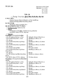 Giáo án Âm nhạc Trường TH Mường Lai tuần 28