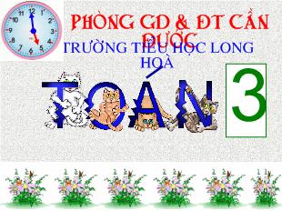 Toán - Thực hành xem đồng hồ