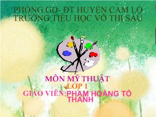 Bài giảng Bài 15: vẽ cây_ phạm hoàng tố thanh