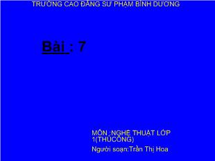 Bài giảng Thủ công bài : 7 xé, dán con gà con