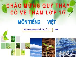 Bài giảng Tiếng Việt tiết 84: op, ap