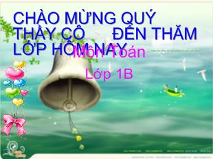 Bài giảng Toán: Điểm- Đoạn thẳng