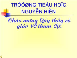 Bài giảng Tóan Phép cộng trong phạm vi 4