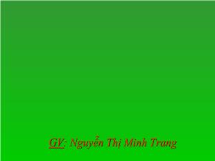Bài giảng Toán phép cộng trong phạm vi 9_ Nguyễn Thị Minh Trang