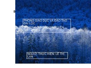 Bài giảng Toán: Phép trừ trong phạm vi 8