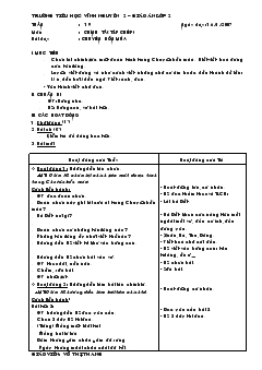 Giáo án Chính tả Trường tiểu học Vĩnh Nguyên 2