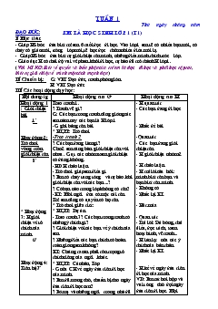 Giáo án Đạo đức lớp 1 từ tuần 1 đến tuần 5