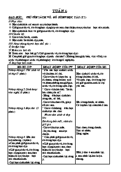 Giáo án Đạo đức tuần 6- tuần 10