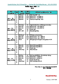 Giáo án lớp 1 tuần 16