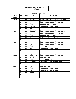 Giáo án lớp 4 tuần 18