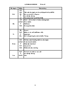 Giáo án lớp 4 tuần 27