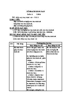 Giáo án Thủ công tuần 6