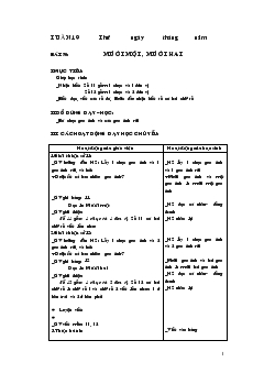 Giáo án Toán lớp 1 học kỳ II