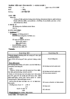 Giáo án Toán tuần 21_ Trường tiểu học Vĩnh Nguyên 2
