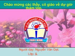 Mĩ thuật – Bài 11: Vẽ tranh - Đề tài ngày nhà giáo Việt Nam 20 - 11