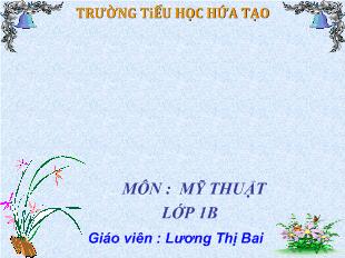 Mĩ thuật: Vẽ gà