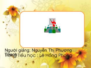 Tự nhiên và xã hội - Bài 23: Cây hoa