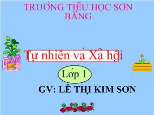 Tự nhiên và Xã hội - Bài 5: Giữ vệ sinh thân thể