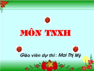 Tự nhiên và xã hội - Con gà