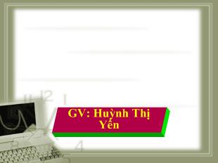 Tự nhiên xã hôi: Cây gỗ