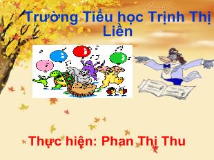 Bài giảng Chính tả (tập chép): Cây bàng_ Phan Thị Thu