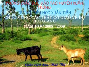 Bài giảng Luyện từ và câu Mở rộng vốn từ:Từ ngữ về loài thú. Dấu chấm, dấu phẩy_ Ngô Thị Thanh