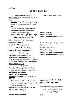 Bài giảng Tiếng Việt TIẾT 65: LUYỆN TẬP ( T2)